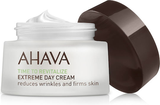 Ahava Time to Revitalize Дневен Крем За Лице За Хидратация и Против Стареене с Хиалуронова Киселина и Пептиди 50ml