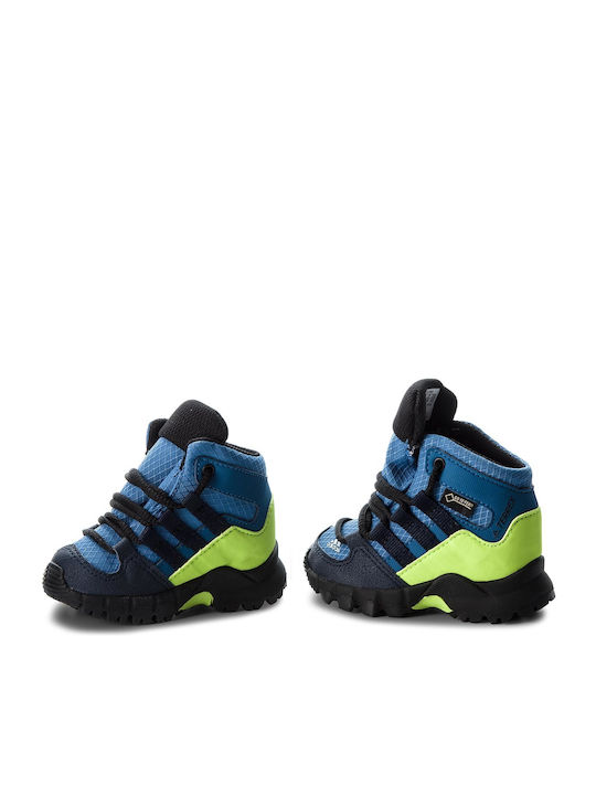 Kids Hiking Boots Terrex Mid Waterproof Trace Royal / Collegiate Navy / Solar Slime
