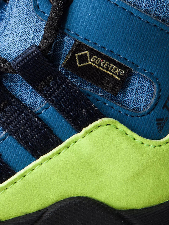Kids Hiking Boots Terrex Mid Waterproof Trace Royal / Collegiate Navy / Solar Slime