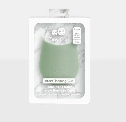 Ezpz Παιδικό Ποτηράκι "Mini Cup" από Σιλικόνη Ροζ 60ml για 4m+