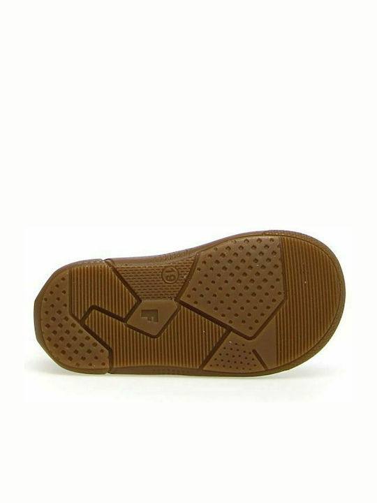 High Freedom Suede Kids Boots with Velcro Blue