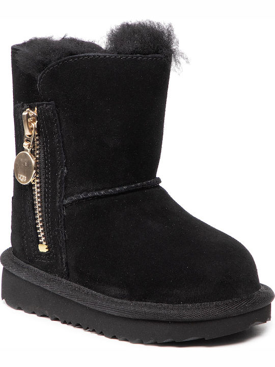 Bailey Kids Boots with Zipper Black