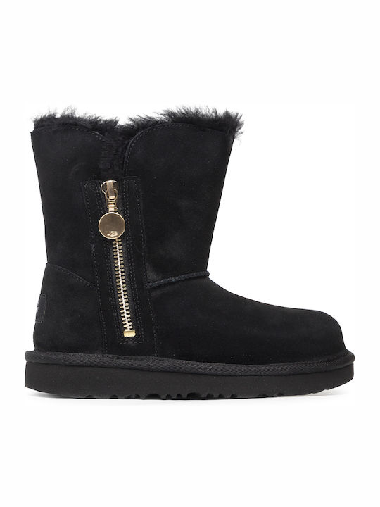 Bailey Kids Boots with Zipper Black
