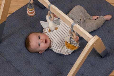 Little Dutch Sailors Bay Wooden Activity Gym for Newborns