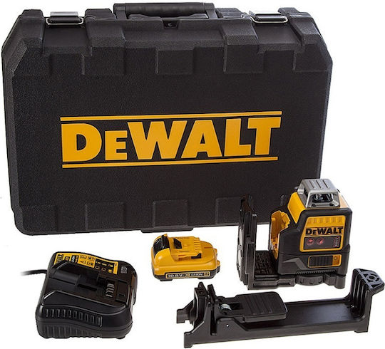 DEWALT DCE0811D1R Self-leveling Linear Laser Level Red Beam 10.8V with Working Range 20m