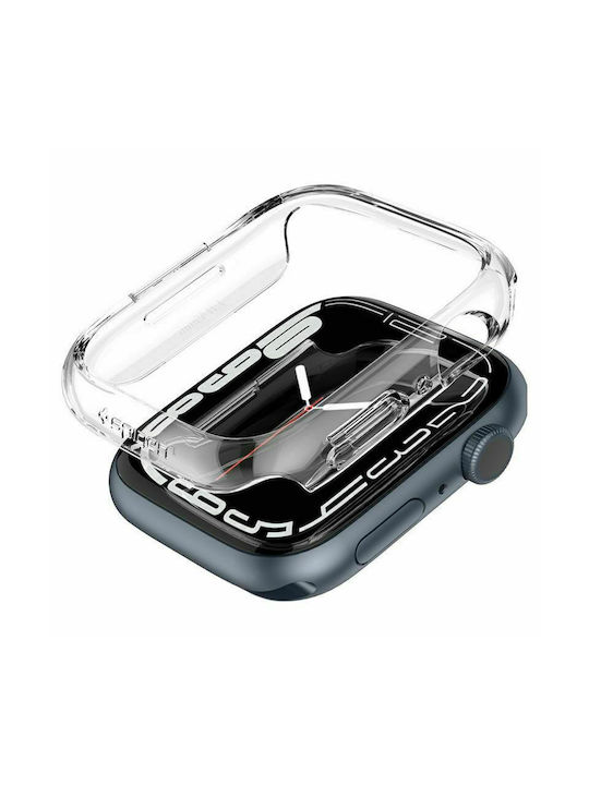 Spigen Thin Fit Plastic Case Crystal Clear for Apple Watch 45mm