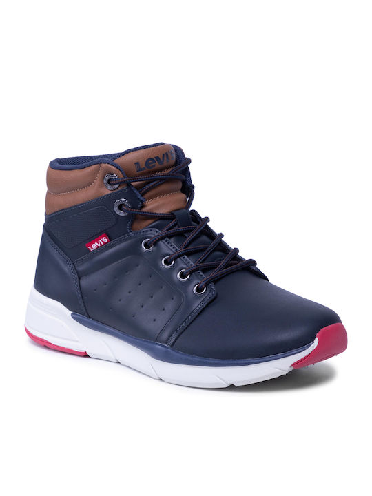 Kids Hiking Boots Peak Navy Blue
