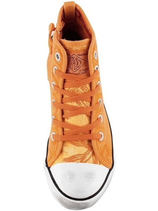 Geary Kids Boots with Zipper Orange