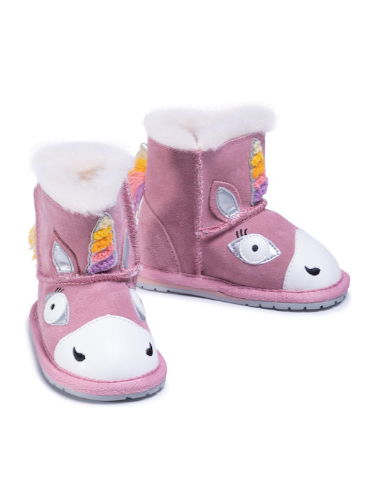 Emu Australia Βρεφικά Μποτάκια Αγκαλιάς Ροζ Magical Unicorn Walker