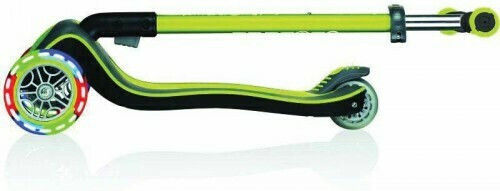 Globber Trotinetă Copii Pliabilă Elite Deluxe Lights cu 3 Roți pentru 3+ Ani Verde