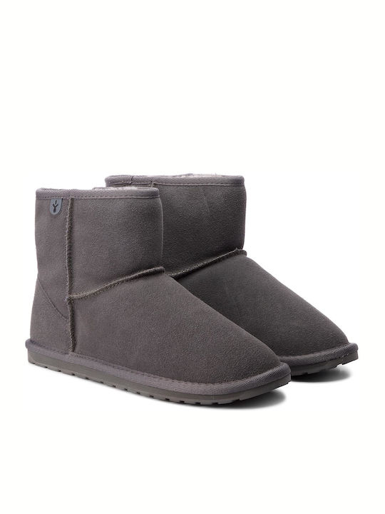 Wallaby Mini Teens Παιδικά Μποτάκια Χιονιού Γκρι