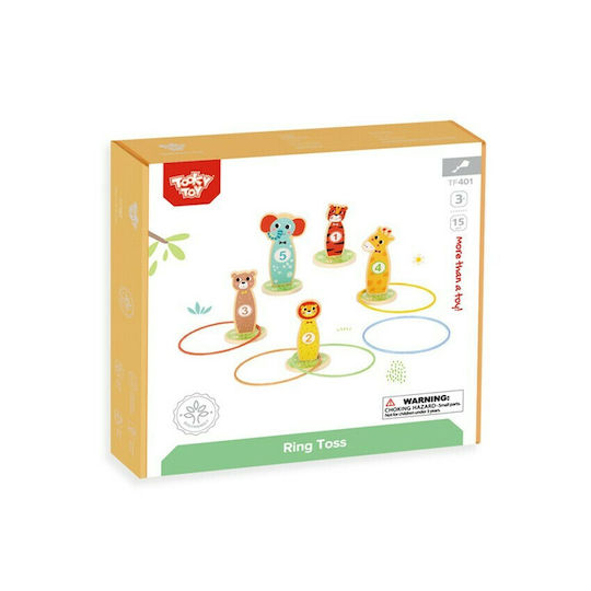 Tooky Toys Outdoor Sports Toys Wooden Corinas with Rings
