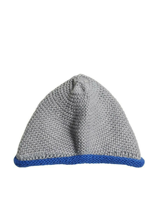 Kinder Mütze Gestrickt Gray