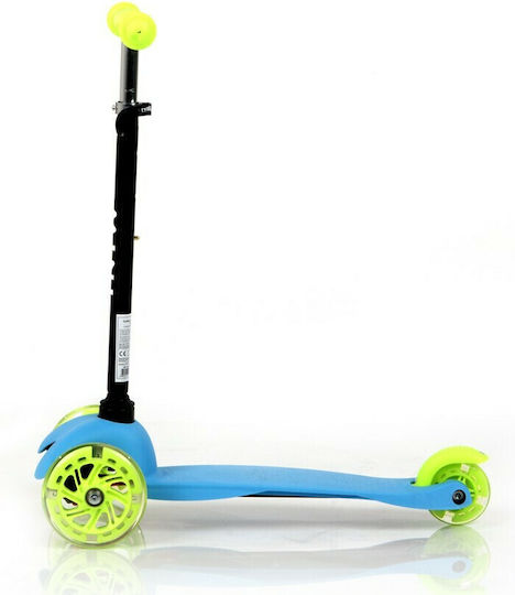 Lorelli Kids Scooter Foldable Mini 3-Wheel for 3+ Years Blue