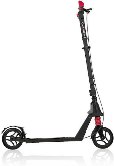 Globber Kids Scooter Foldable One K165 Deluxe 2-Wheel for 14+ Years Black