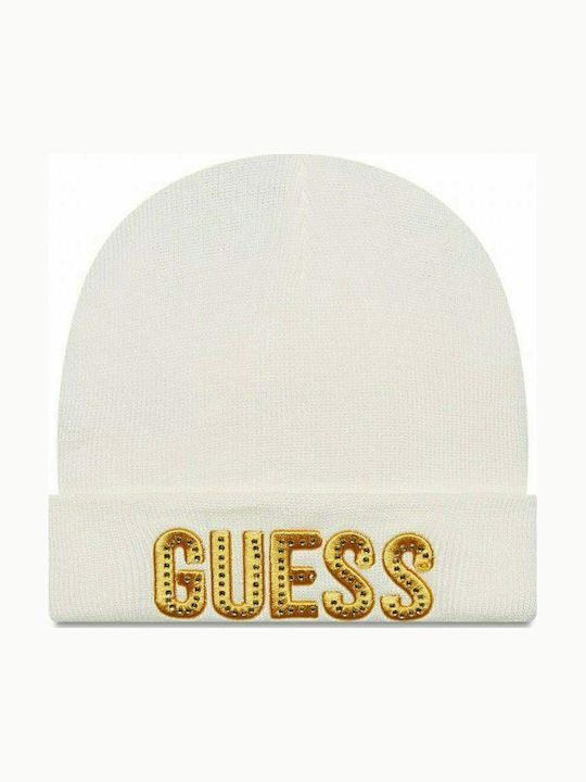 Kids Beanie Knitted Beige