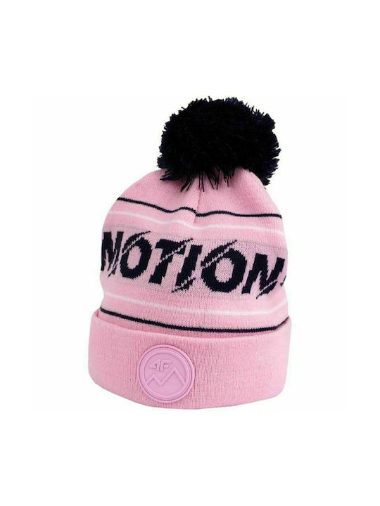 4F Kids Beanie Knitted Pink