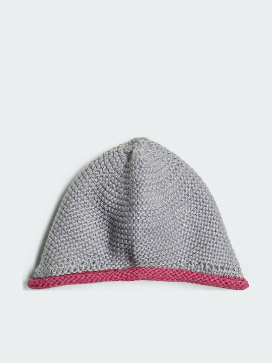 Kinder Mütze Gestrickt Gray