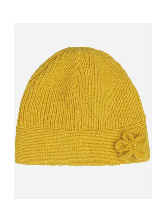 Energiers Kids Beanie Knitted Yellow