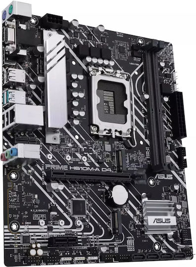 Asus Prime H610M-A D4 Motherboard Micro ATX με Intel 1700 Socket 90MB19P0-M0EAY0