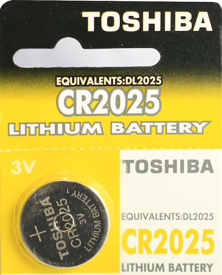 Toshiba CP-1 Μπαταρία Λιθίου Ρολογιών CR2025 3V 1τμχ