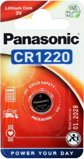Panasonic Cell Power Batterie Lithium CR1220 3V 1Stück