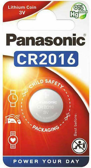 Panasonic Lithium Power Batterie für Uhren CR2016 3V 1Stück