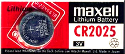 Μπαταρία Στρογγυλή Philips Original Κουμπί Maxell 3v Cr2025
