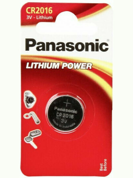 Panasonic Lithium Power Μπαταρία Ρολογιών CR2016 3V 1τμχ
