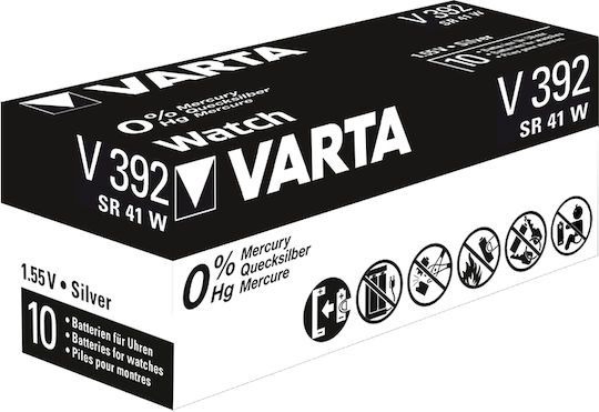 Varta V392 Baterie Oxid de argint pentru ceasuri SR41 1.55V 1buc
