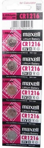 Μπαταρία Λιθίου Κουμπί Maxell Cr1216 3v
