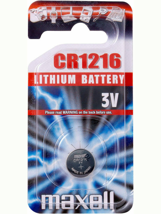 Maxell Lithium Uhrenbatterie Cr1216 3V
