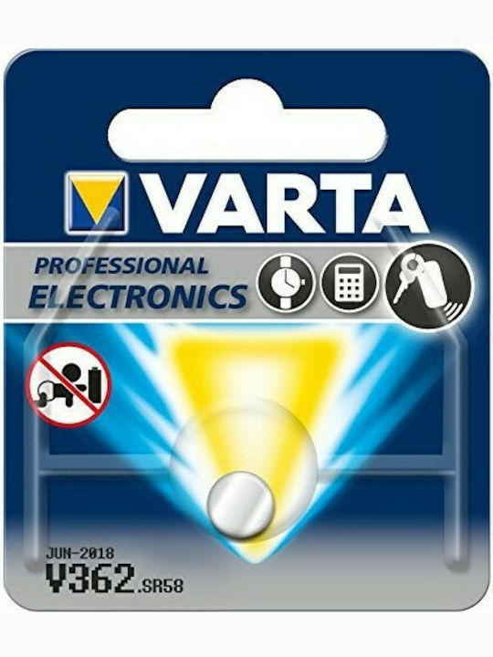 Varta Professional Electronics V362 Silver Oxide Watch Battery SR58 1.55V 1pcs
