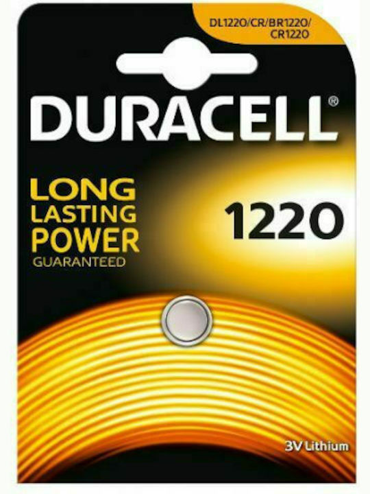 Duracell Electronics Μπαταρία Λιθίου Ρολογιών CR1220 3V 1τμχ