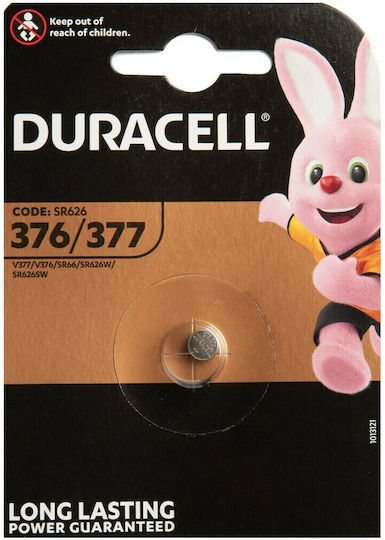 Duracell Long Lasting Power 377 Батерия Сребърен оксид За часовници LR66 1.5V 1бр