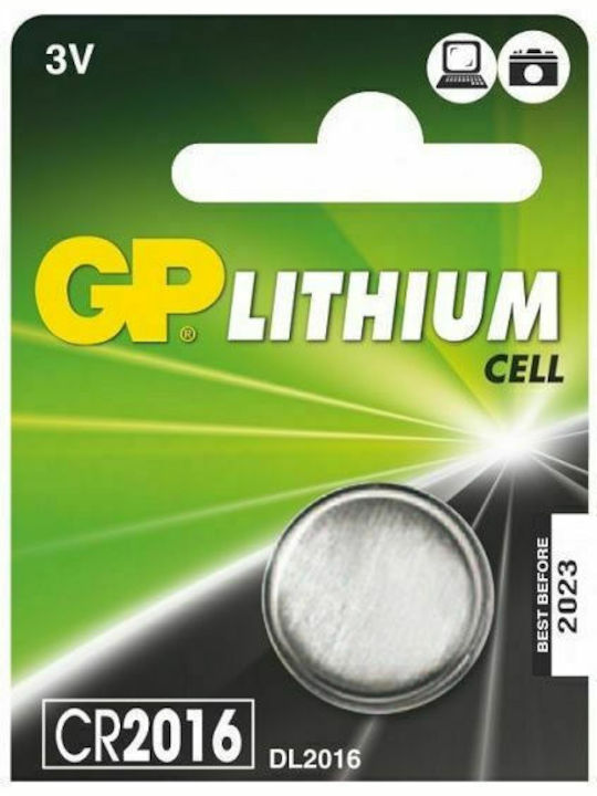 GP Batteries Lithium Cell Batterie CR2016 3V 1Stück