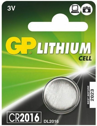 GP Batteries Lithium Cell Batterie CR2016 3V 1Stück