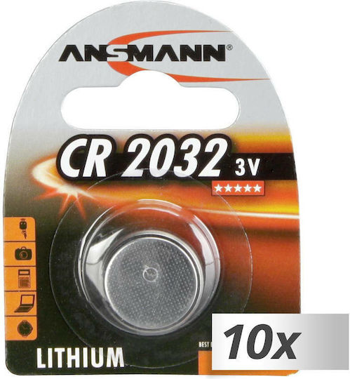 Ansmann Batterie Lithium für Uhren CR2032 3V 1Stück