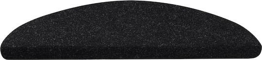 vidaXL Stair Mats Black 56cm 136390 15pcs