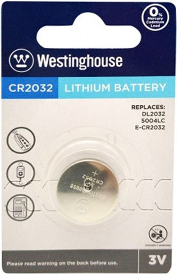 Westinghouse Baterie Litiu Ceasuri CR2032 3V 1buc
