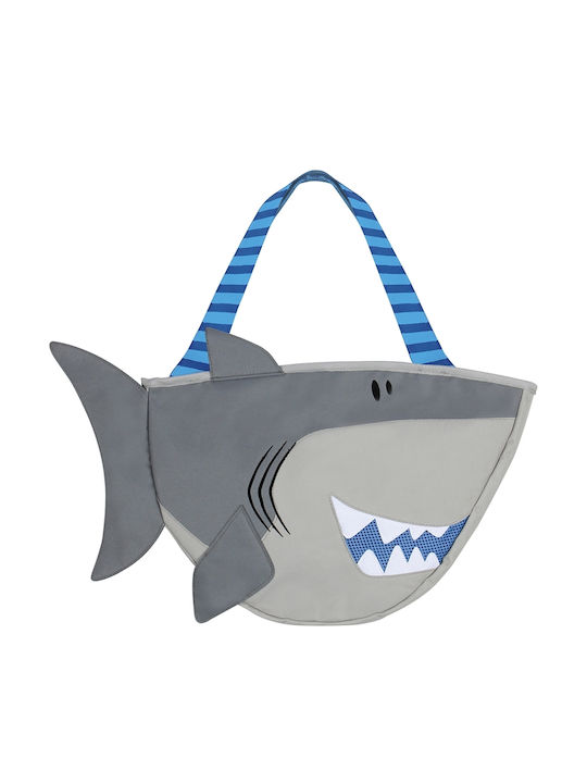 Stephen Joseph Shark Παιδική Τσάντα Θαλάσσης Γκρι 33x38εκ.