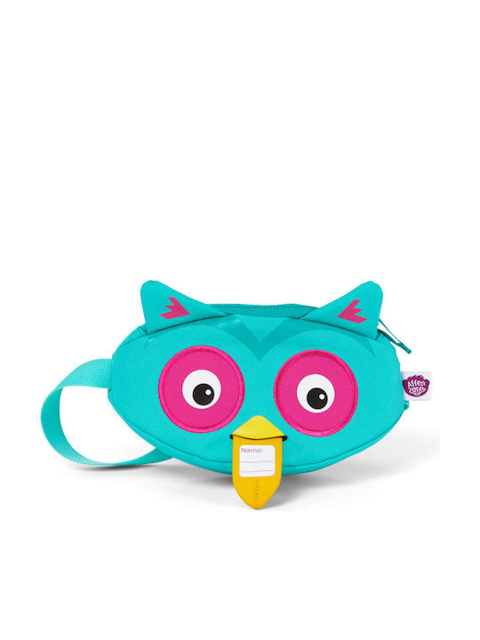 Affenzahn Owl Olivia Kids Waist Bag Turquoise 21.5cmx5.5cmx10cmcm