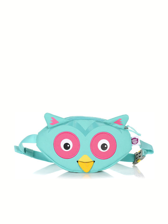 Affenzahn Owl Olivia Kids Waist Bag Turquoise 21.5cmx5.5cmx10cmcm