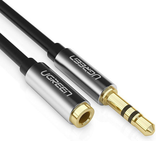 Ugreen 3.5mm Audio Cable Male to Female Black 5m with Gold Plated Terminals 10538