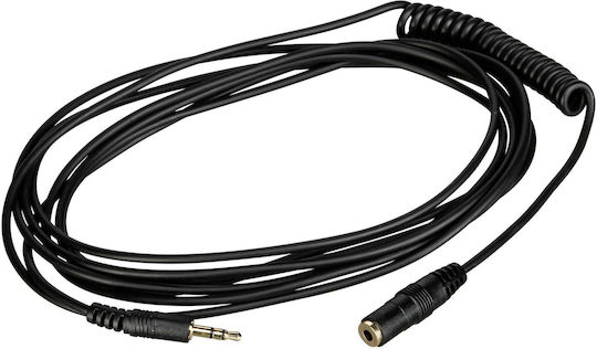 Rode Καλώδιο Ήχου 3.5mm male - 3.5mm female Μαύρο 3m με Επίχρυσους Ακροδέκτες 400830020