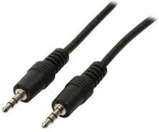 Bridge Cable Καλώδιο Ήχου 3.5mm male - 3.5mm male Μαύρο 1.5m 05000ADT60BK