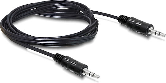 Bridge Cable Καλώδιο Ήχου 3.5mm male - 3.5mm male Μαύρο 1.5m 05000ADT60BK