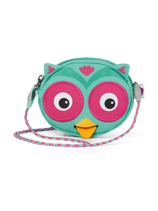 Affenzahn Eluise Owl Детска чанта през Рамо Тюркоазен 12брx3брx10брсм.