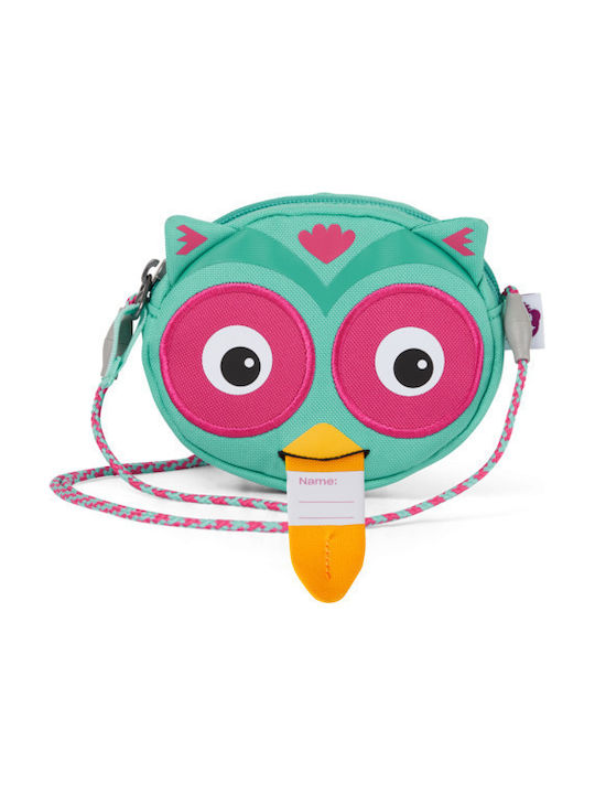 Affenzahn Eluise Owl Geantă pentru Copii de umar Turcoaz 12bucx3bucx10buccm.