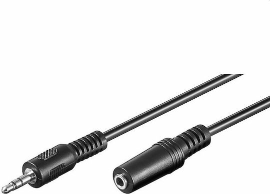Bridge Cable Кабел За Звук 3,5 мм Мъжки - 3,5 мм Женски Черен 3м